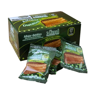 CERAL – ALFAJOR DIETETICO NEGRO X16 U X45 G