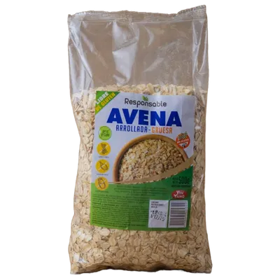 YING YANG-AVENA GRUESA SIN GLUTEN X500 G