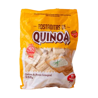 YIN YANG – TOSTADITA QUINOA X120 G