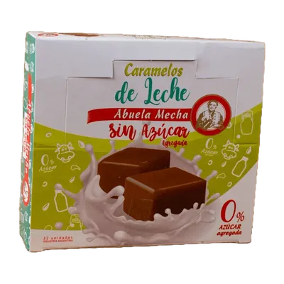 ABUELA MECHA-CARAMELO LECHE SIN AZUCAR X32 U