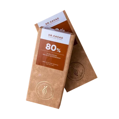 DR CACAO-BARRA 80% X50 G