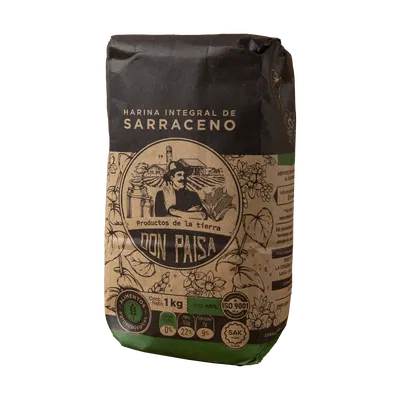 DON PAISA-HARINA INTEGRAL SARRACENO (1 KG)