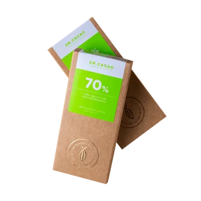DR CACAO BARRA AZUC. ORGANIC. 70% X50 G