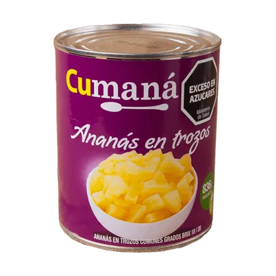 CUMANA-ANANA TROZOS LATA X836 G