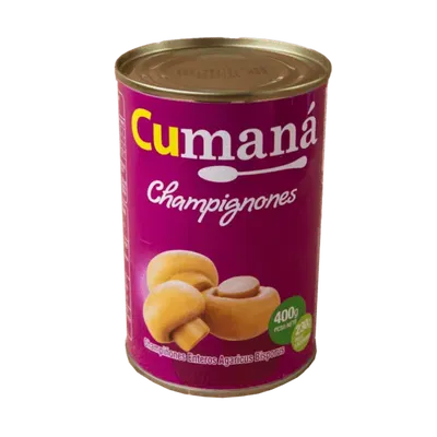 CUMANA-CHAMPIÑON ENTERO LATA X400 G