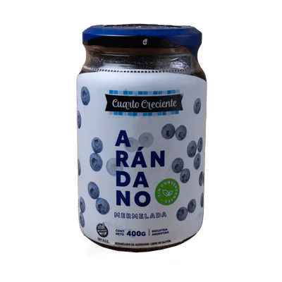 CUARTO CRECIENTE – MERMELADA ARANDANO CON STEVIA X280 G