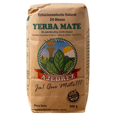 AJEDREZ- YERBA MATE CON PALO 
