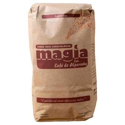 MAGIA – YERBA MATE CON CAFE ALGARROBA AGROECOLOGICA X 500 G