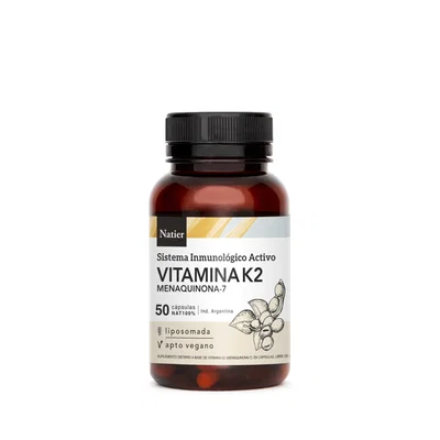 NATIER-CÁPSULAS VITAMINA K2 50 unidades