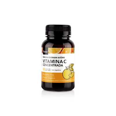 NATIER-CÁPSULAS VITAMINA C  CONCENTRADA 50 unidades