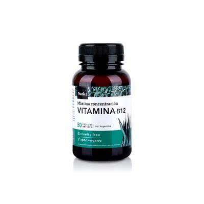 NATIER-CÁPSULAS VITAMINA B12 50 unidades