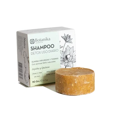 BOTANIKA-SHAMPOO SOLIDO DETOX USO DIARIO 90 gr