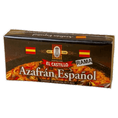 EL CASTILLO-AZAFRÁN ESPAÑOL RAMA x 2DGR x 10 U