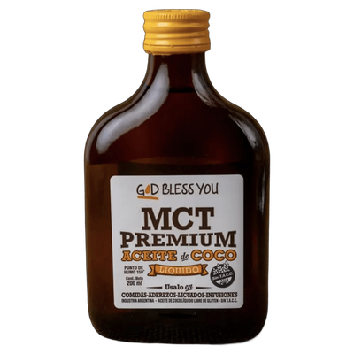 GOD BLESS YOU- MCT ACEITE DE COCO LÍQUIDO PREMIUM 200 ml