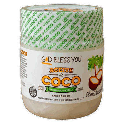 GOD BLESS YOU- ACEITE COCO VIRGEN 225 ml