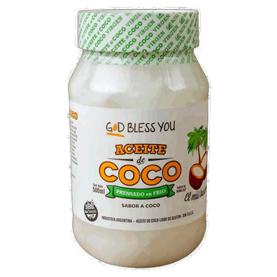 GOD BLESS YOU- ACEITE COCO VIRGEN 500 ml