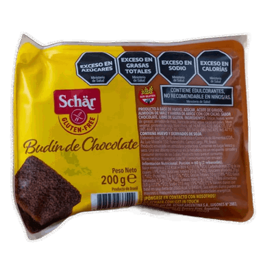 DR SCHAR- BUDÍN CHOCOLATE X200 gr