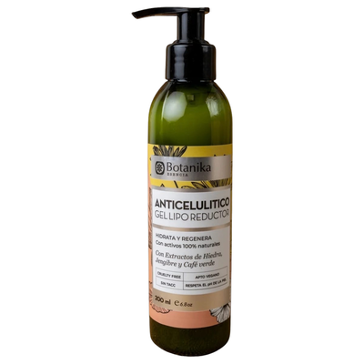 BOTANIKA-GEL ANTICELULÍTICO LIPO REDUCTOR 200 ml