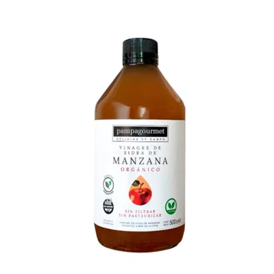 PAMPAGOURMET – VINAGRE ORGÁNICO MANZANA 500 CC
