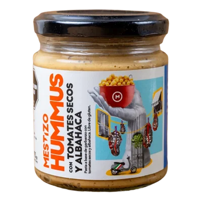 MESTIZO – HUMMUS TOMATE SECO ALBAHACA X175 G