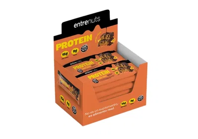 ENTRENUTS – BARRITA PROTEICA NARANJA CHOCO X10 U X45 G