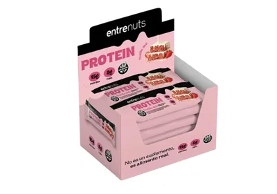 ENTRENUTS – BARRITA PROTEICA FRUTILLA DELI X10 U X45 G