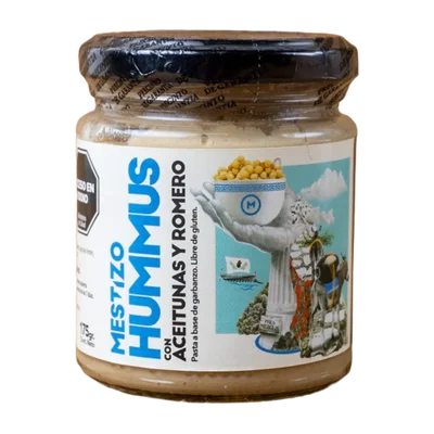 MESTIZO – HUMMUS ACEITUNA ROMERO X175 G