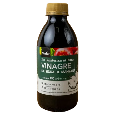 NATIER-VINAGRE SIDRA MANZANA + VITAMINA C 250 cc