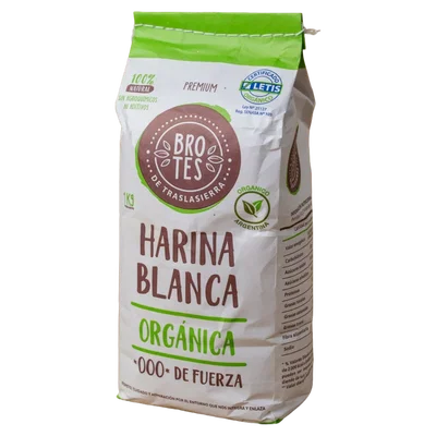 BROTES – HARINA BLANCA ORGANICA 000 X1 KG