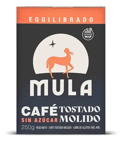 MULA – CAFÉ TOSTADO MOLIDO EQUILIBRADO SIN AZÚCAR