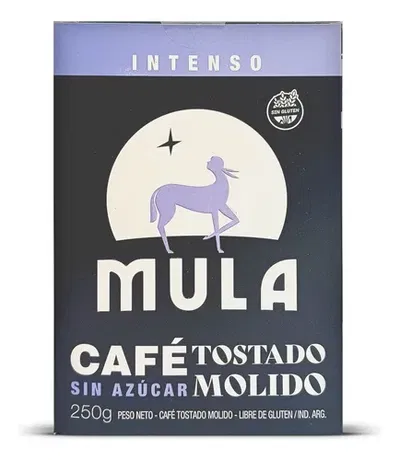 MULA – CAFÉ TOSTADO MOLIDO INTENSO SIN AZÚCAR 