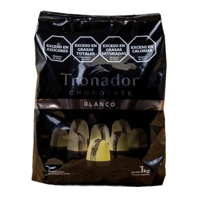 TRONADOR – CHOCOLATE COBERTURA BLANCO X1 KG