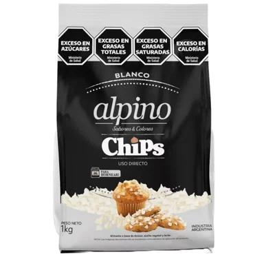 ALPINO – CHIP CHOCOLATE BLANCO   (1 KG)