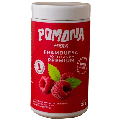 POMONA – FRAMBUESA LIOFILIZADA X20 G