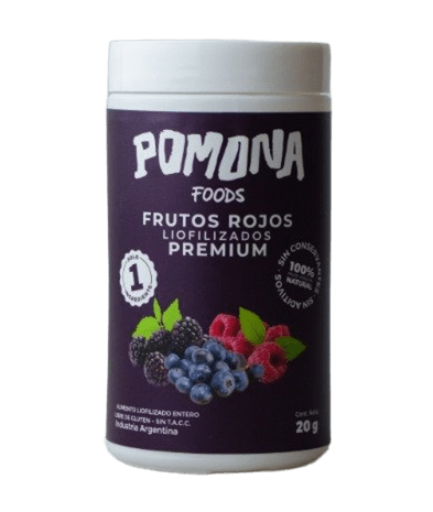 POMONA – FRUTOS ROJOS LIOFILIZADOS X20 G