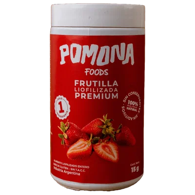 POMONA – FRUTILLA LIOFILIZADA X15 G
