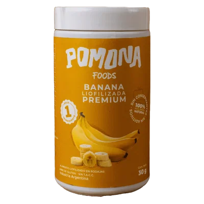 POMONA – BANANA LIOFILIZADA X30 G