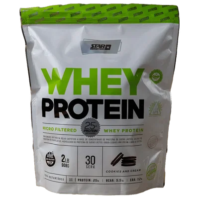 STAR NUTRITION – WHEY PROTEIN COOKIES AND CREAM X908 G