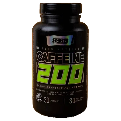 STAR NUTRITION – CAPSULA CAFFEINE 200 X30 U