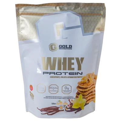 GOLD NUTRITION – PROTEINA 100% WHEY GOURMET VAINILLA X907 G