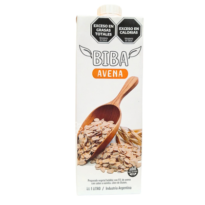LECHE VEGETAL DE AVENA TETRAPACK X 1LT BIBA