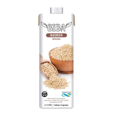 LECHE VEGETAL DE QUINOA TETRAPACK X 1LT BIBA