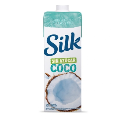 LECHE VEGETAL DE COCO SIN AZUCAR TETRAPACK X 1LT SILK