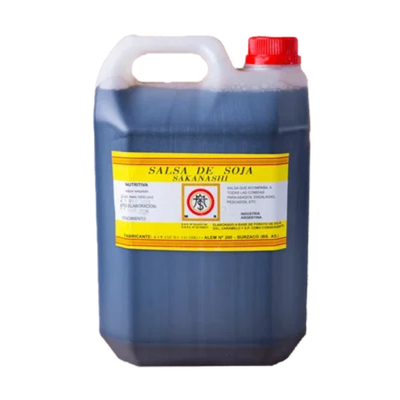 SALSA DE SOJA BOTELLA X 5LT SAKANASHI