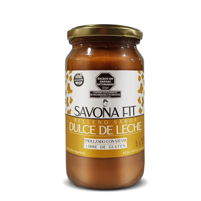 DULCE DE LECHE SIN AZUCAR FRASCO X 450GR SAVONA