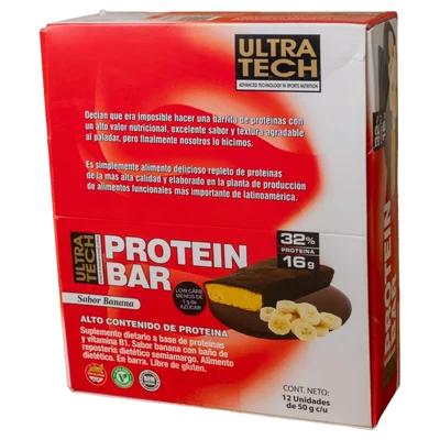 ULTRA TECH – PROTEIN BAR BANANA X50 G X12 U