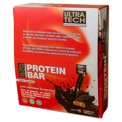 ULTRA TECH – PROTEIN BAR CHOCOLATE X50 G X12 U