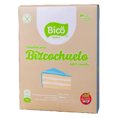 BIO – PREMEZCLA BIZCOCHUELO VAINILLA X480 G