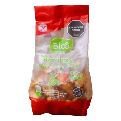 BIO – MINI TOSTADITA SABOR TOMATE ALBAHACA X130 G