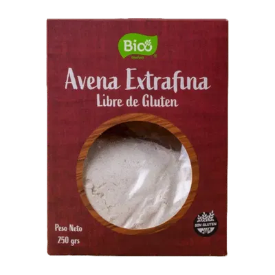BIO – HARINA AVENA SIN GLUTEN X250 G